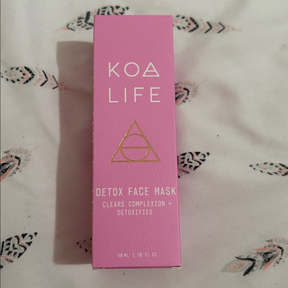 NIB KOA LIFE Pink Detox Face Mask